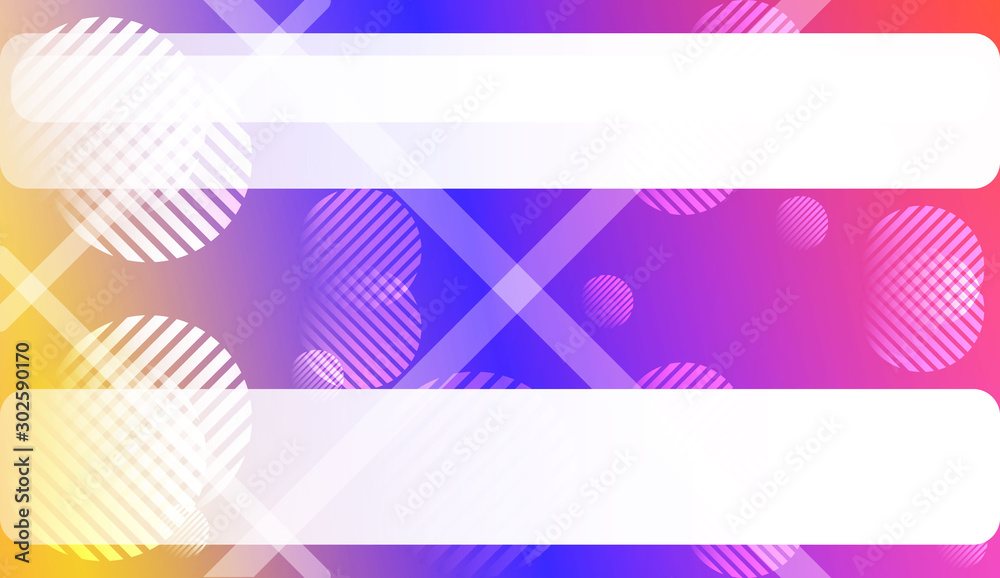 Fototapeta premium Colorful Gradient Background with Line, Circle. For Web, Presentations And Prints. Vector Illustration.