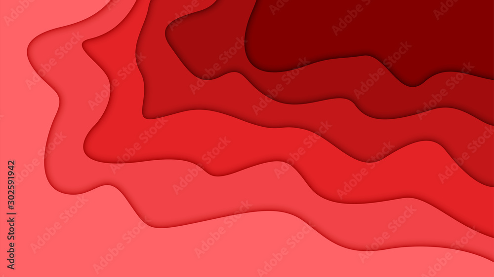3D abstract background and paper cut shapes, vector illustration 3D abstract background and paper cut shapes, vector illustration