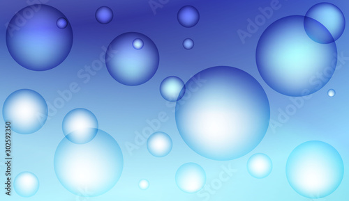 Blurred decorative design with bubbles. For elegant pattern cover book. Vector illustration.