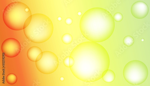 Abstract illustration with blurred drops. For flyer, brochure, booklet and websites design Bright Gradient Color Vector illustration.
