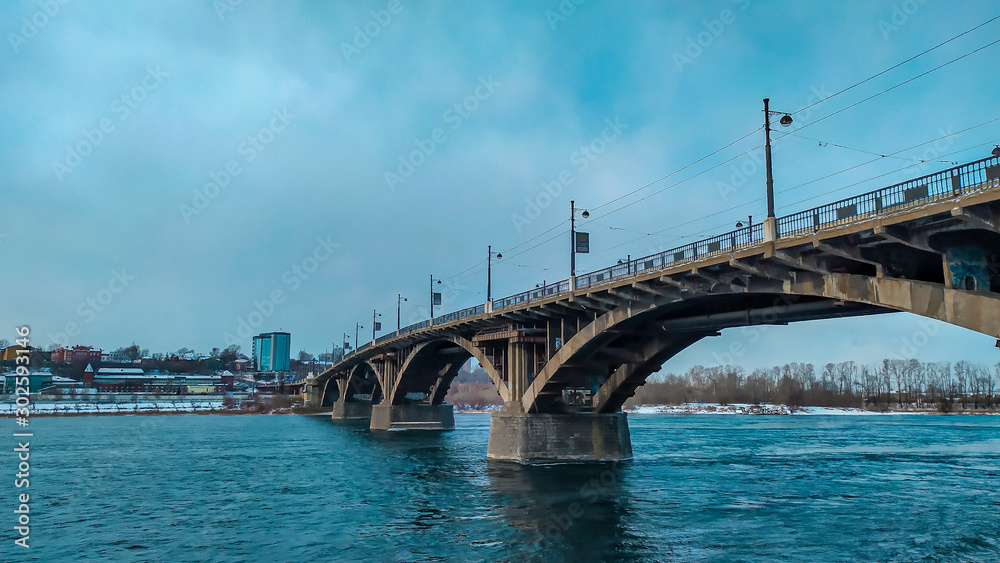 bridge over the river