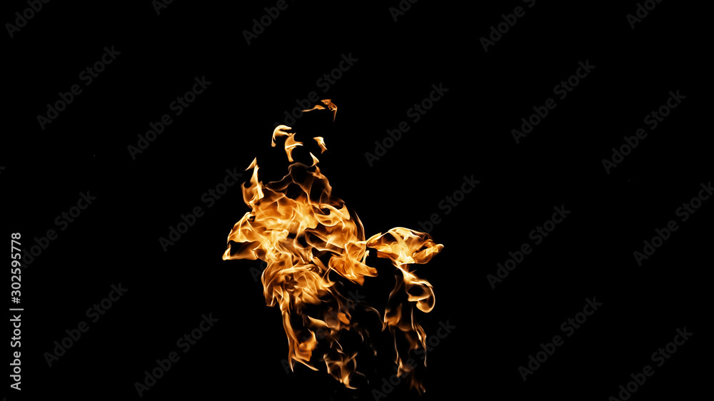Fire flames on black background. fire on black background isolated. fire patterns Fire flames on black background. fire on black background isolated. fire patterns
