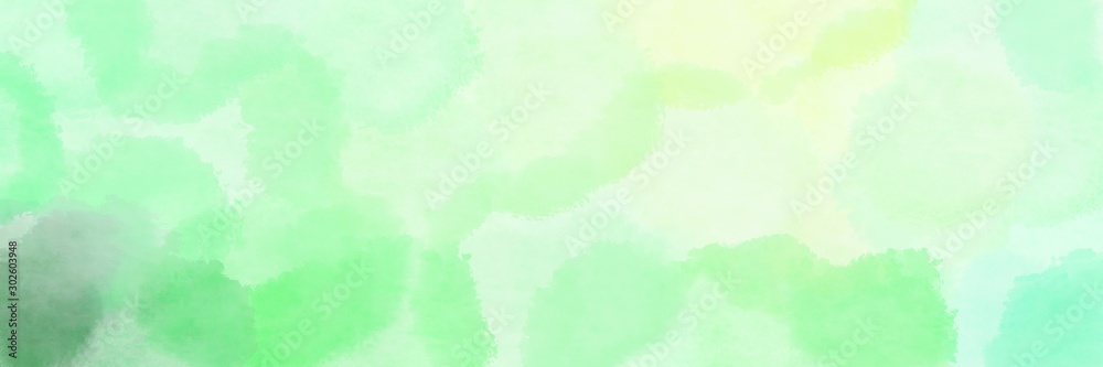 square graphic with confetti clouds banner tea green, pale green and pastel green background with space for text or image