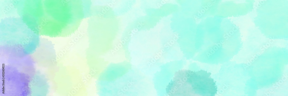 abstract futuristic sparkle banner pale turquoise, aqua marine and beige background with space for text or image