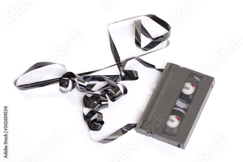 Old Video-8 cassette tape