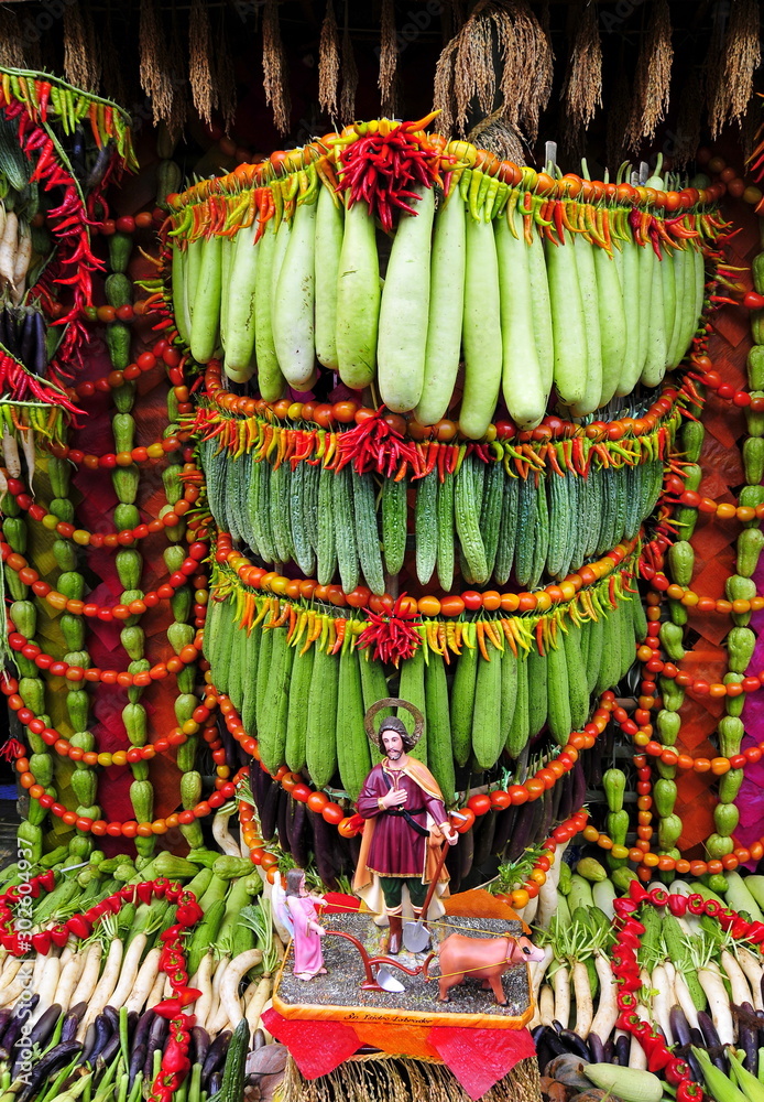 Naklejka premium Pahiyas Festival Philippines
