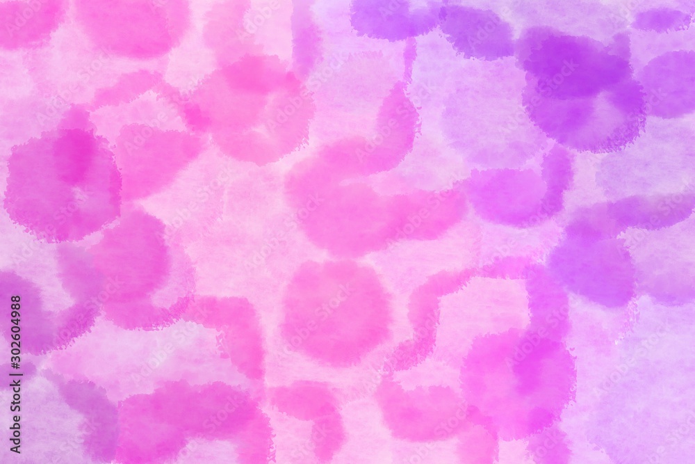 square graphic with confetti clouds plum, orchid and medium orchid background with space for text or image