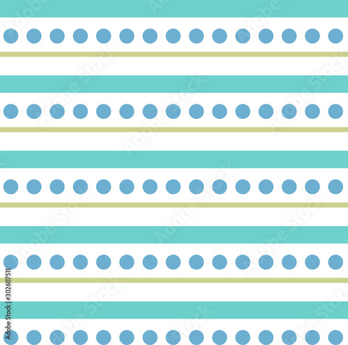 Striped abstract background with circle. Vector illustration.