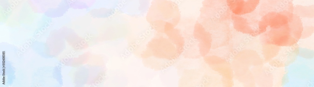Fototapeta premium square graphic with futuristic style wide banner. linen, white smoke and peach puff background with space for text or image