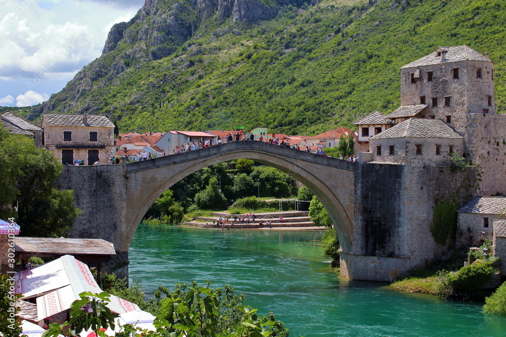 old stone bridge in mostar