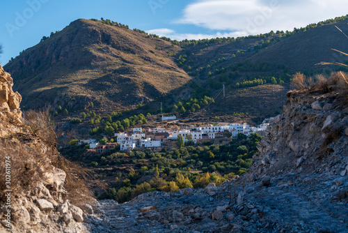 The town of Lucainena in the province of Almeria (Spain)
