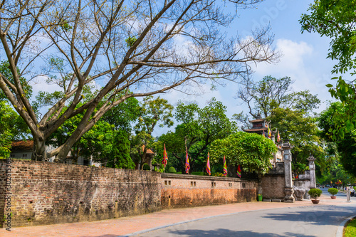 Scenery of Thuong shrine (den Thuong) in ancient Co Loa citadel, Vietnam. Co Loa was capital of Au Lac (old Vietnam), the country was founded by Thuc Phan (An Duong Vuong) about 2nd century BC.