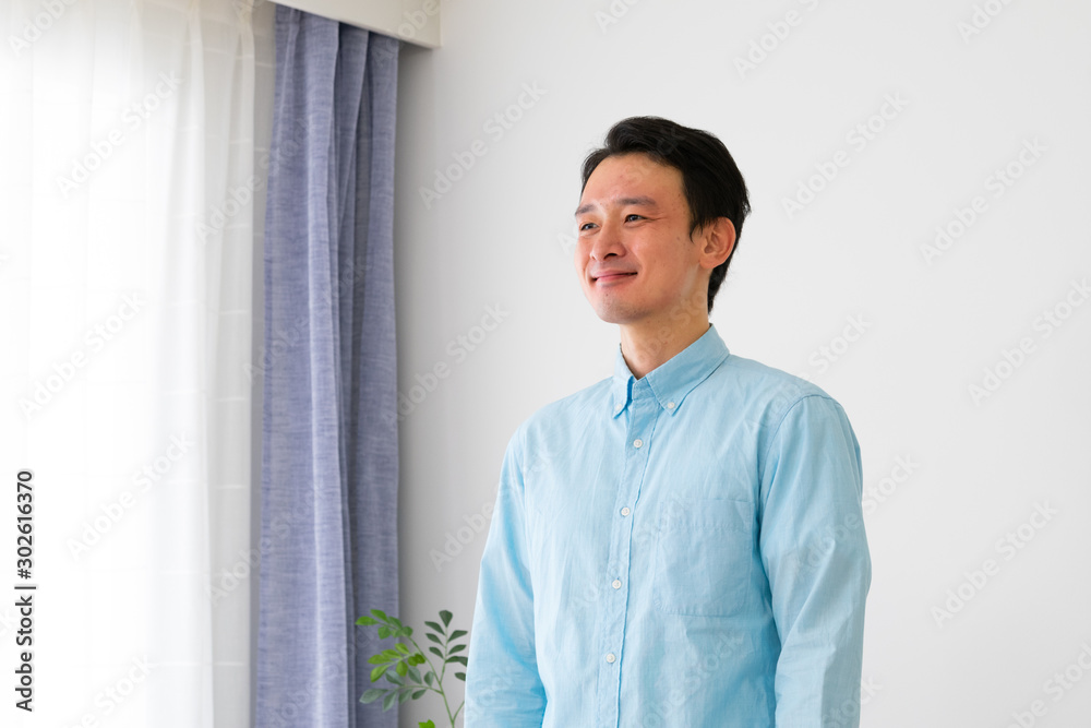 笑顔の男性 笑顔の男性