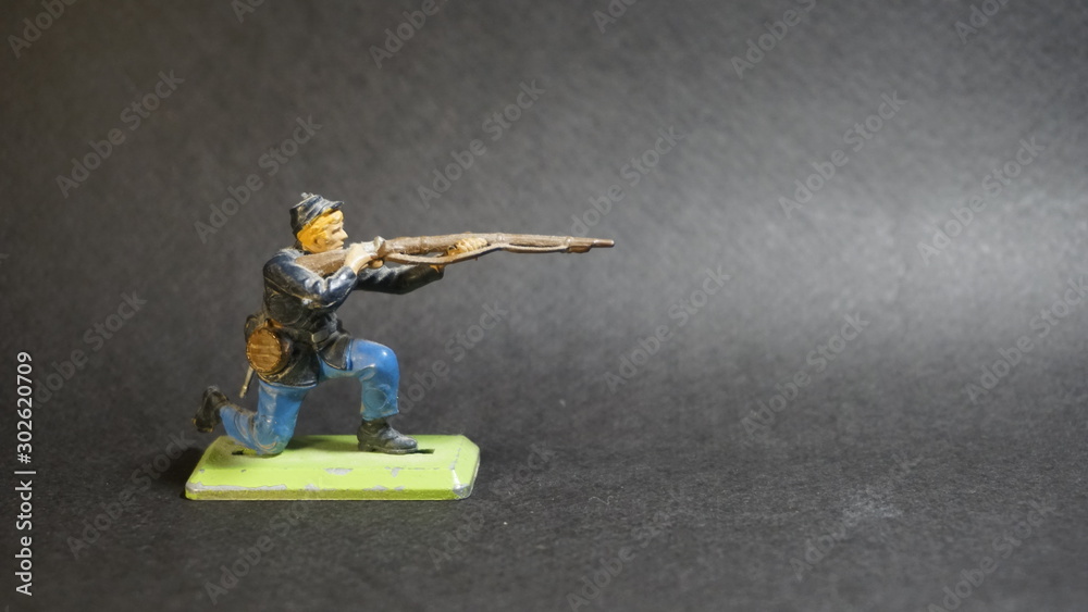 Obraz premium toy soldiers of Americ civil war