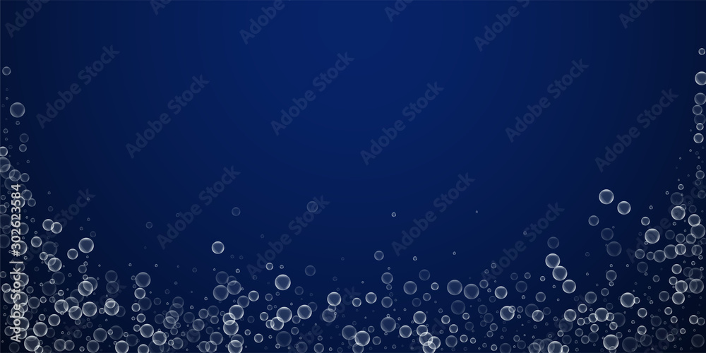 Obraz premium Soap bubbles abstract background. Blowing bubbles 