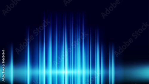 Hitech digital network technology abstract background concept over dark blue background. Vector illustration digital art design.