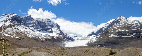 Kanada  Athabasca Gletscher am Columbia Icefield  Canadian Rockies