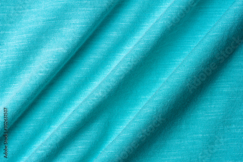 Fragment of a beautiful mint cotton fabric