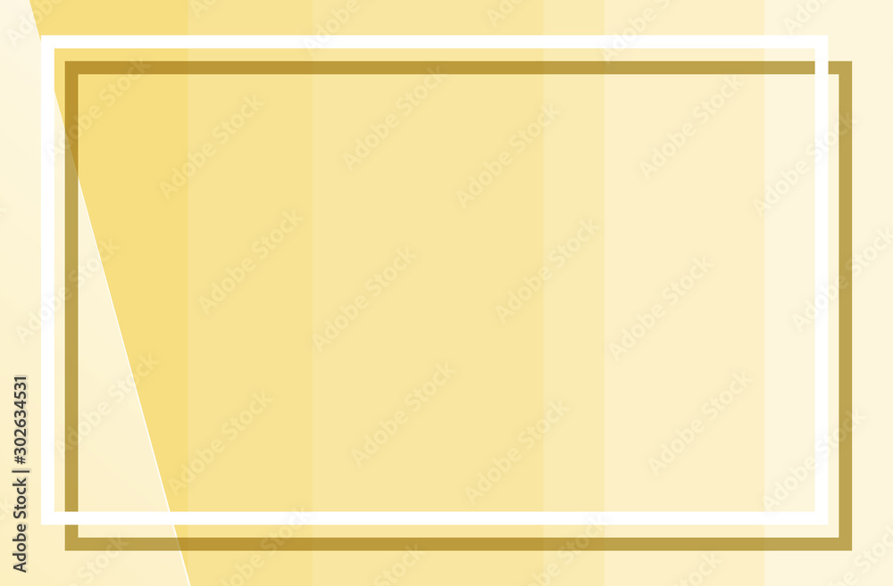 Fototapeta premium Frame template with yellow background
