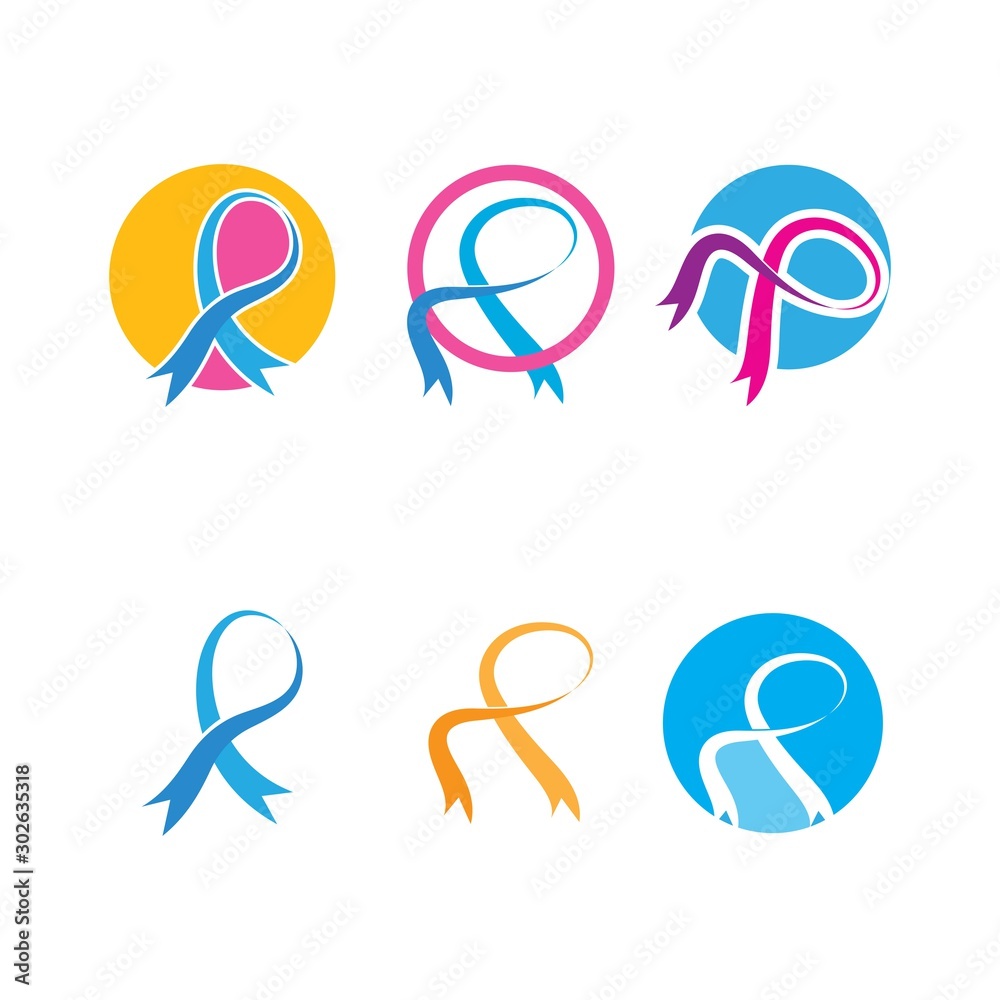 ribbon logo vector ribbon logo vector