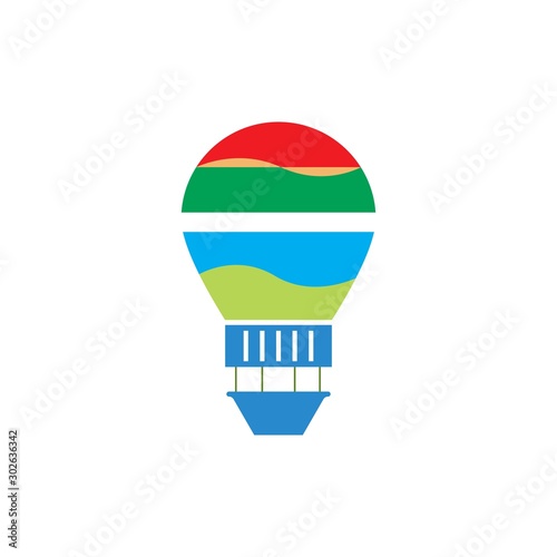 air balloon logo