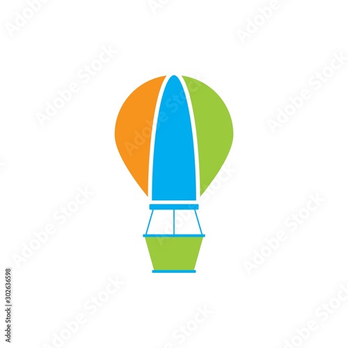 air balloon logo