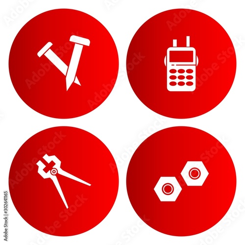 4 Simple Universal Related Color Icons