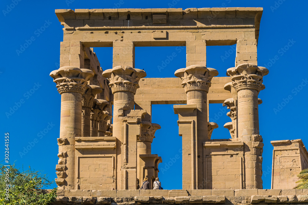 philae temple egypt. temple of goddnes isis
