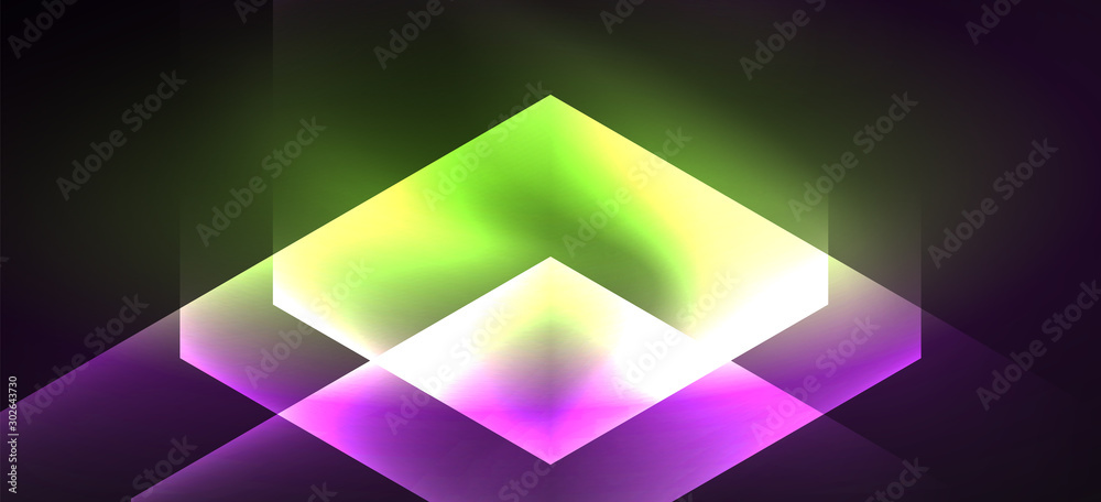Shiny hexagon neon template. Futuristic digital technology concept. Vector abstract graphic design. Shiny hexagon neon template. Futuristic digital technology concept. Vector abstract graphic design.