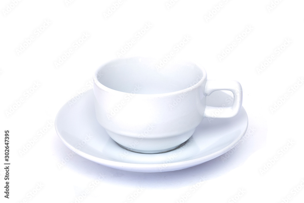 Close up of White empty cup Close up of White empty cup