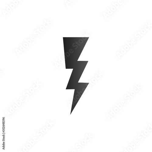 Free Download Lightning Icon. Stock Vector illustration isolated on white background. - GFXLoad