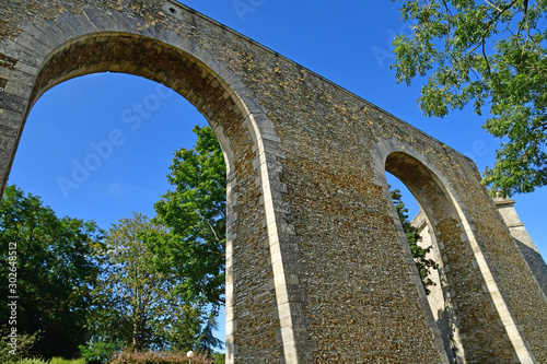     Louveciennes; France - september 9 2019 : the picturesque aqueduct photo