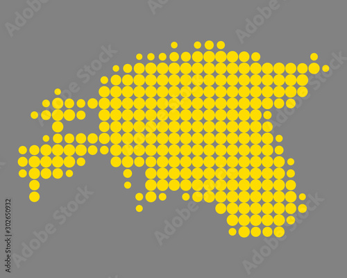 Karte von Estland