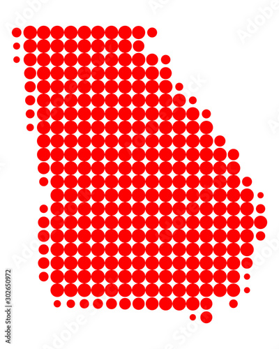 Karte von Georgia