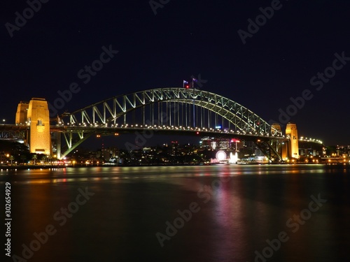 sydney harbour bridge at night © Elias Bitar