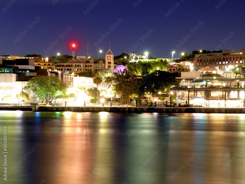 Sydney city at night