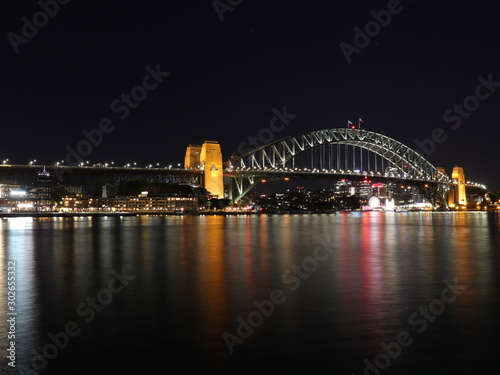 sydney harbour bridge at night © Elias Bitar