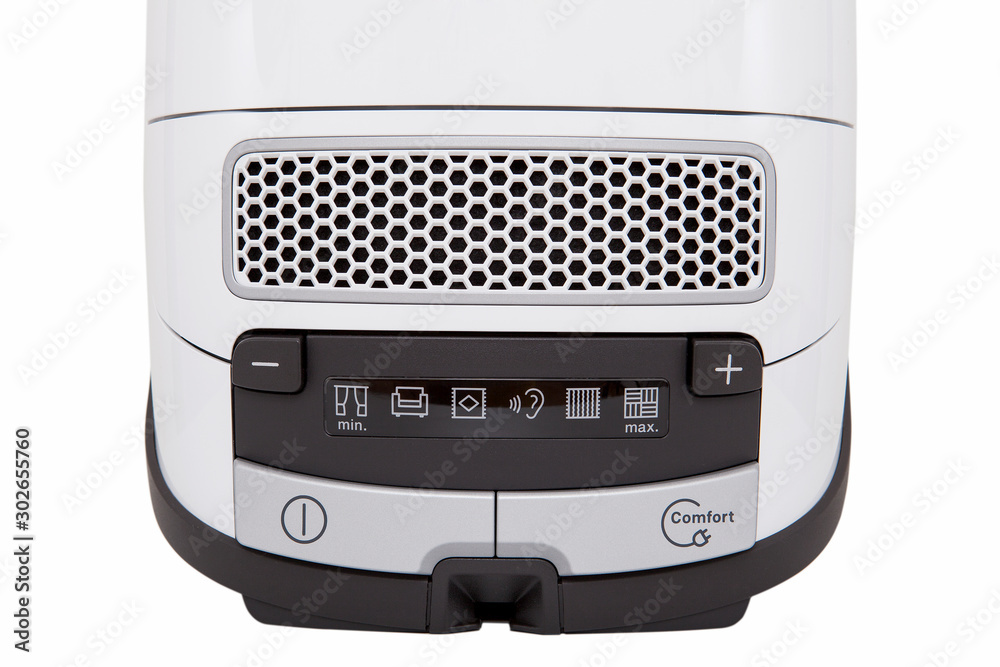 Fototapeta premium Vacuum cleaner on white background.