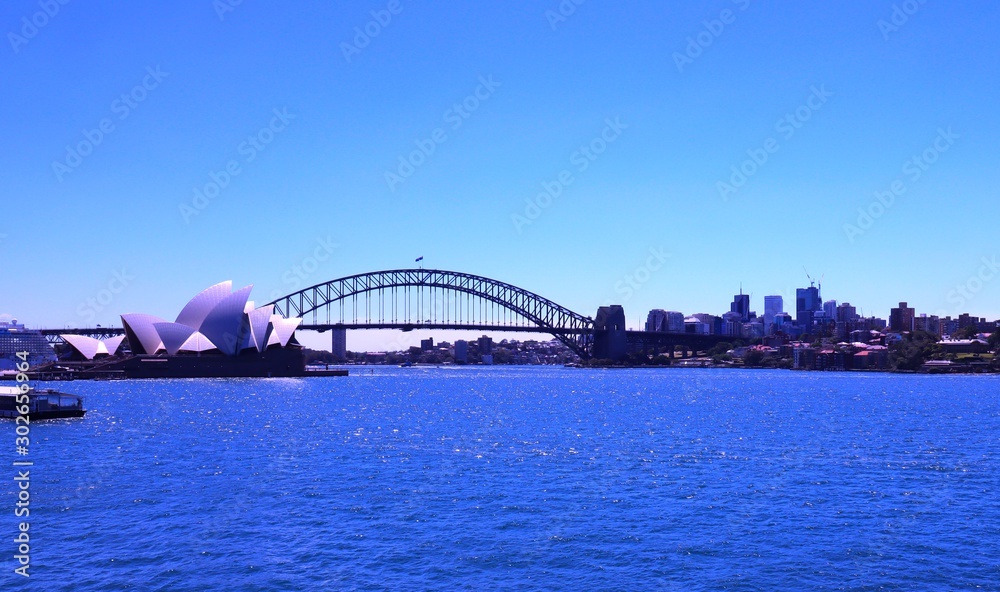 Fototapeta premium sydney harbour bridge in australia