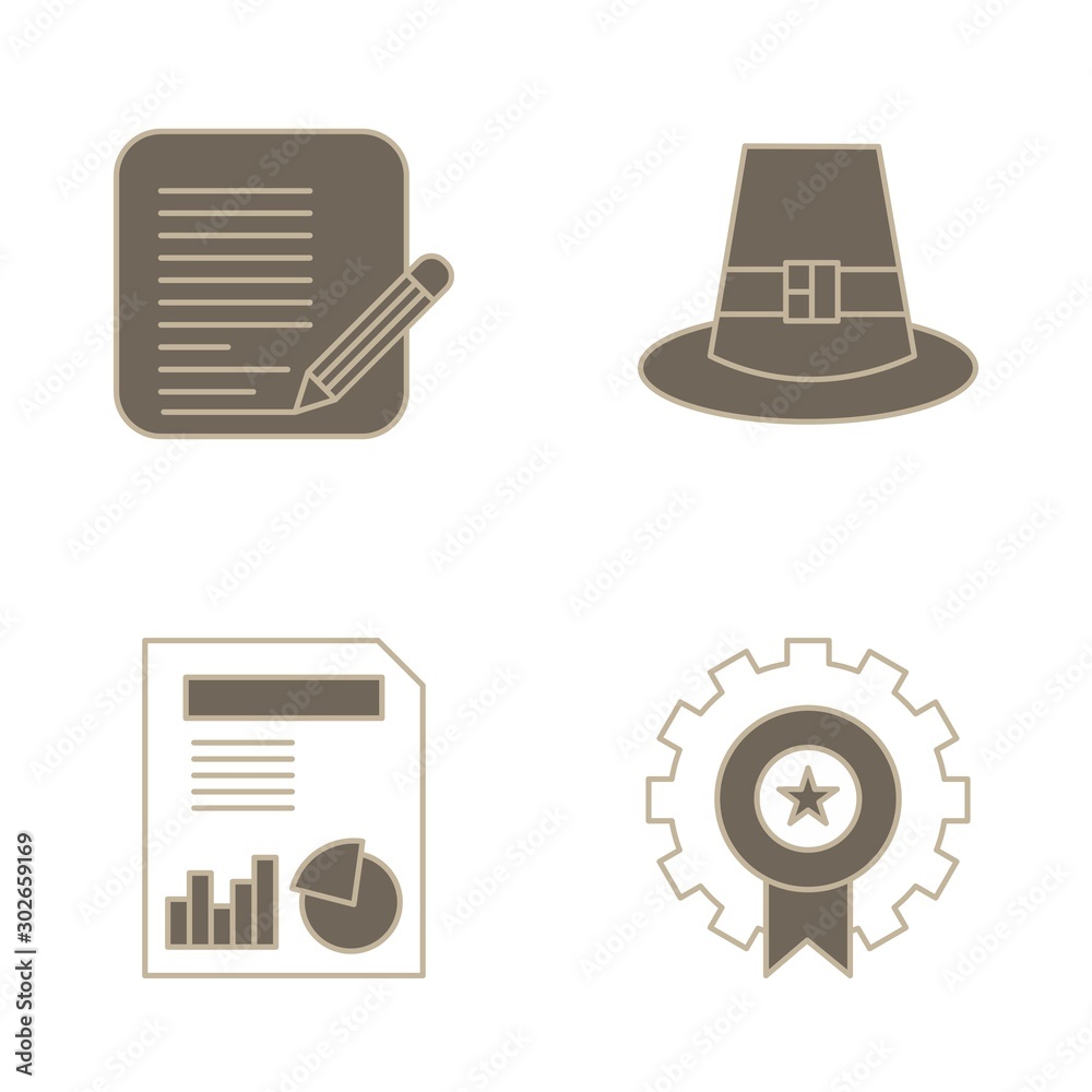 Set Of 4 Universal Icons For Mobile Application and websites Set Of 4 Universal Icons For Mobile Application and websites