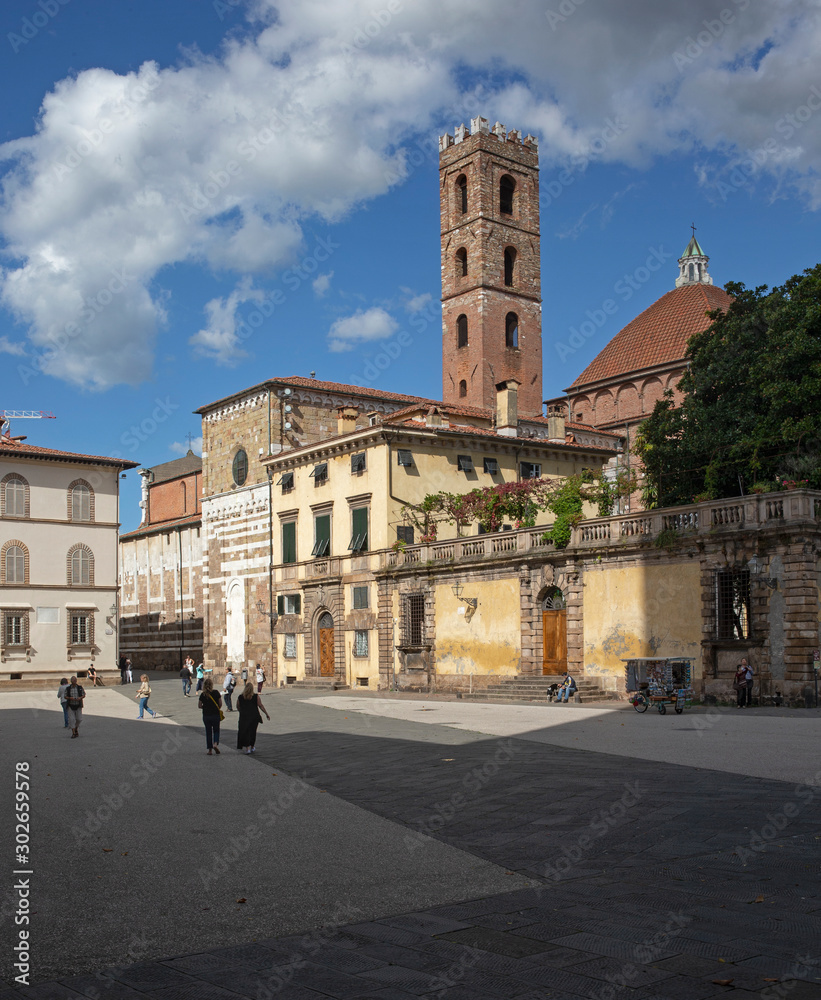 Lucca Tuscany Italy. Duomo di San Martino