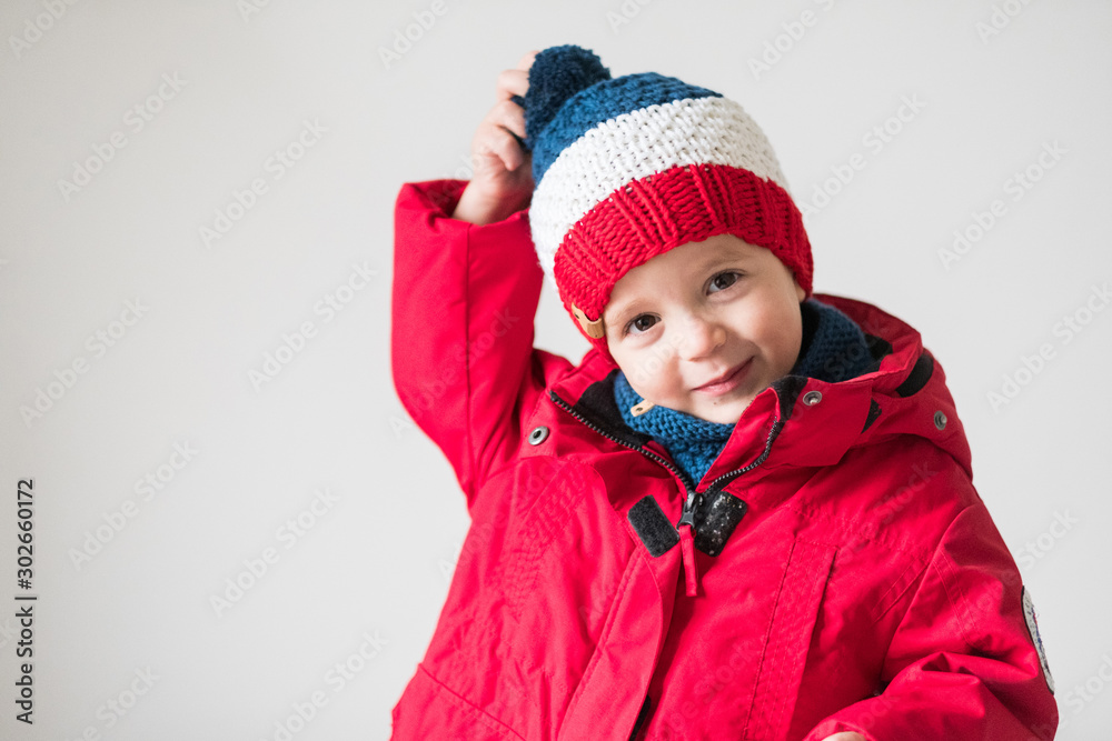 cute kid in winter time cute kid in winter time
