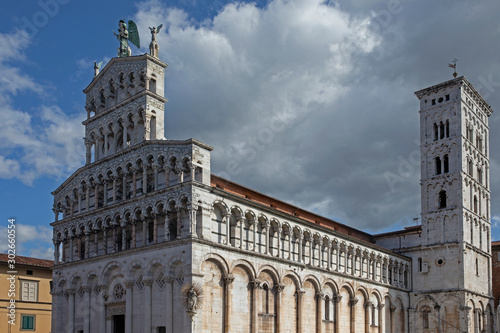 Lucca Tuscany Italy. St Martin Cathedral