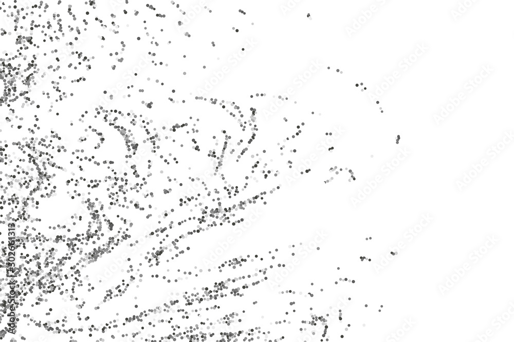 Silver confetti point. Silver confetti point.