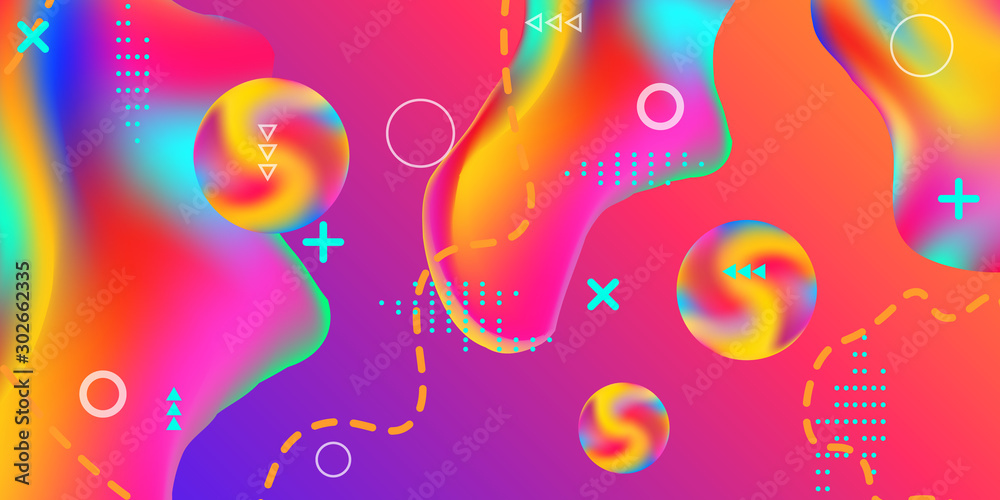 Obraz premium Summer sound poster.