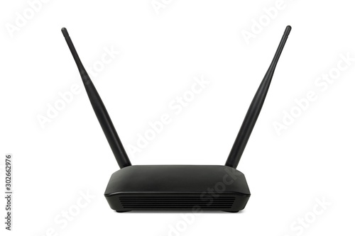 Obraz na płótnie Network router on white