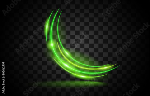 Light streak fast effect. Abstract background speed.