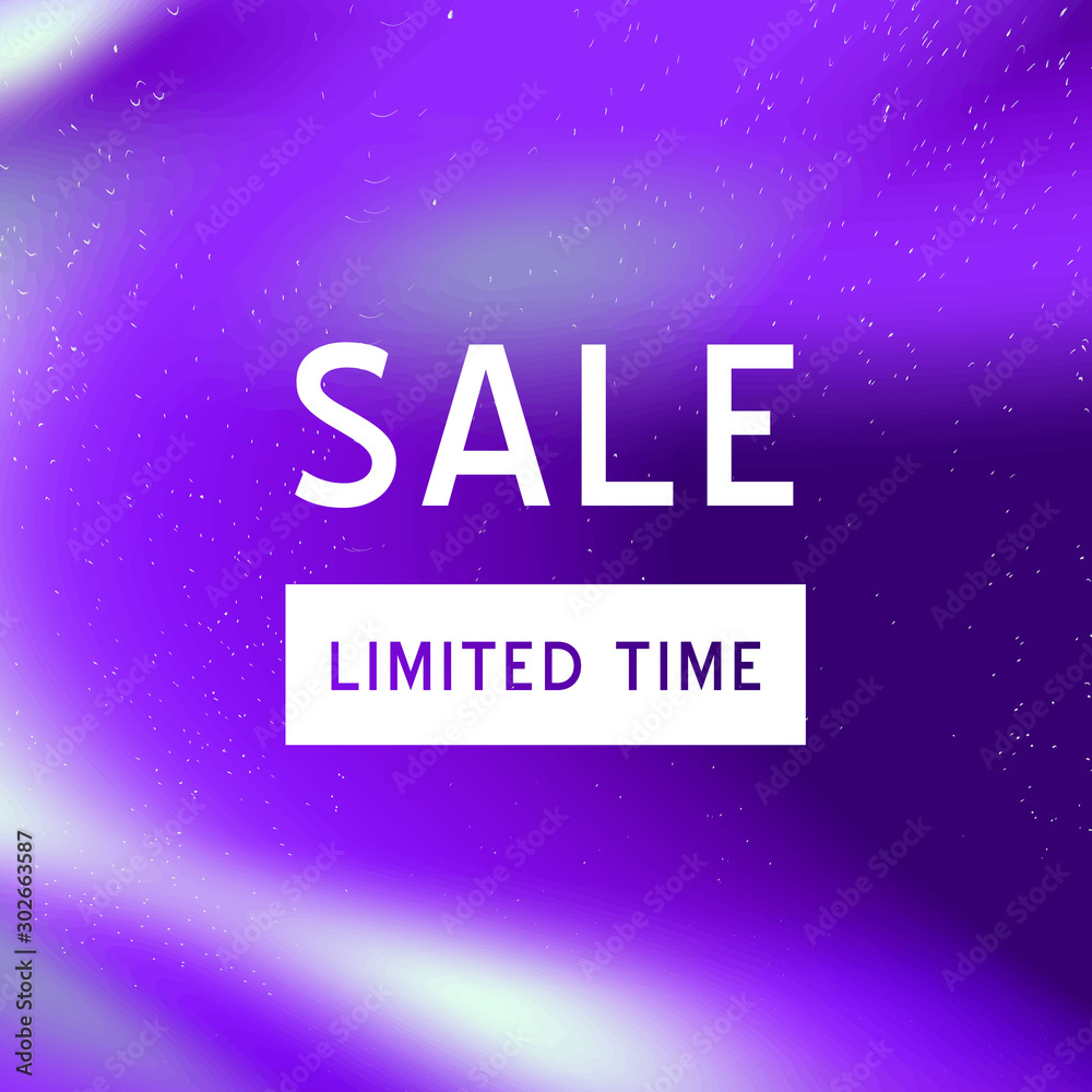 Obraz premium Abstract vaporwave vector Sale template