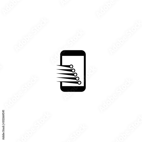 Smartphone logo vector icon © feri