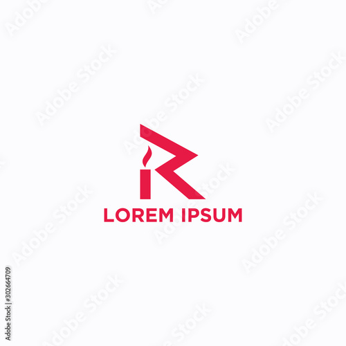 Free Download candle/R latter logo design for use any business purpose - GFXLoad